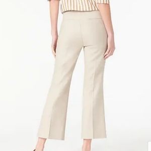 J. Crew linen kickout crop pant